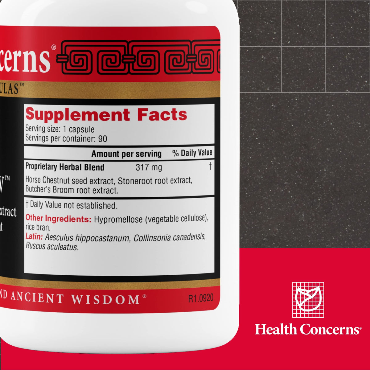 Health Concerns Formula V Blood Flow & Circulation Support - 90 Capsules - image 2