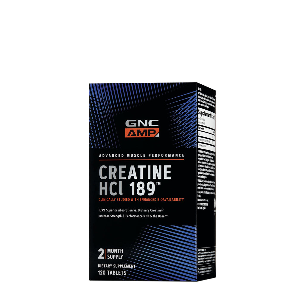 GNC AMP Creatine HCl 189 - 120 Capsules