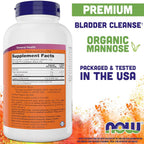 NOW Foods Organic D-Mannose Powder - 20 oz (Pack of 2) - image 2