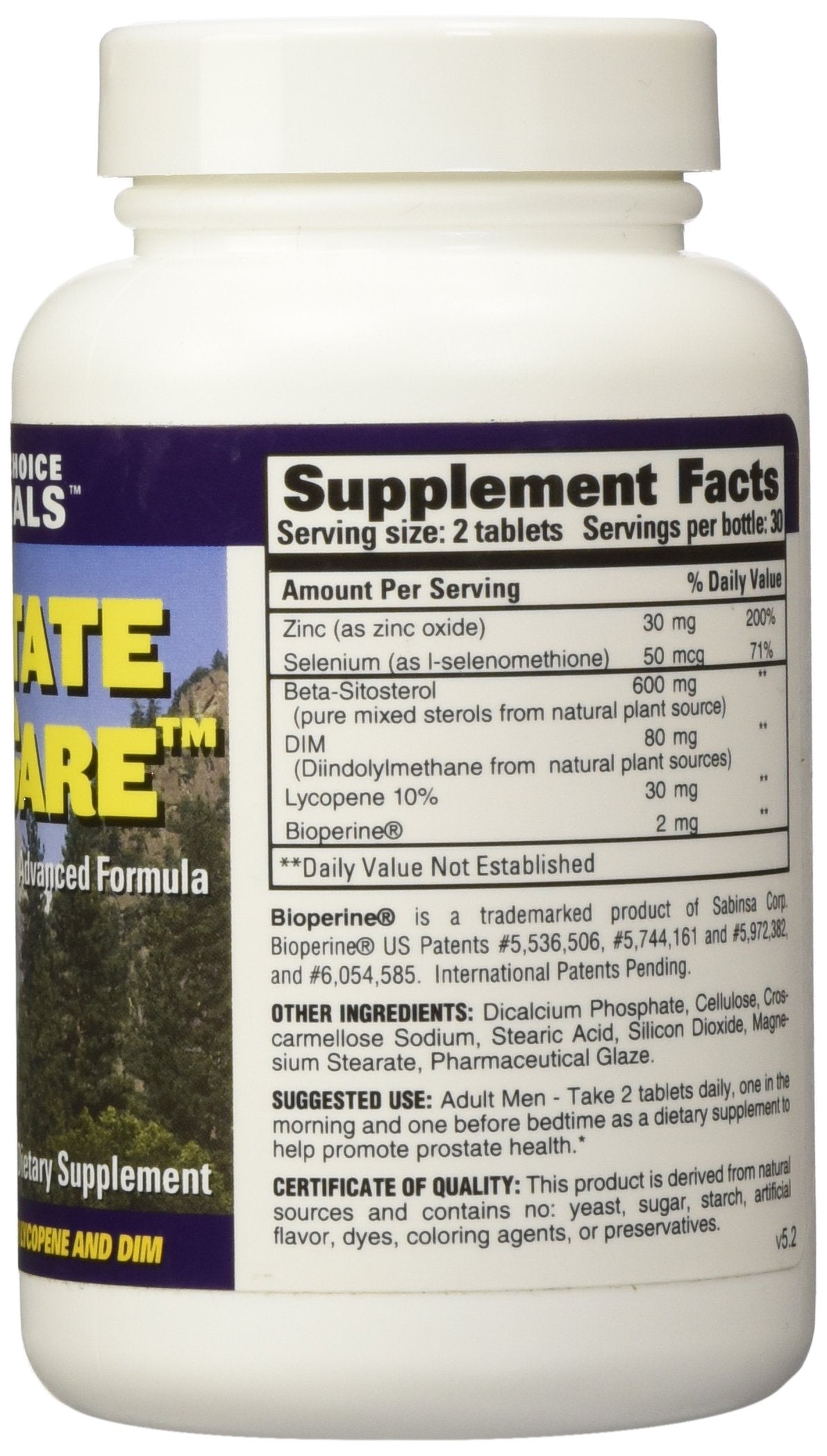 Healthy Choice Naturals Prostate Care Support Formula - 60 Capsules - image 2