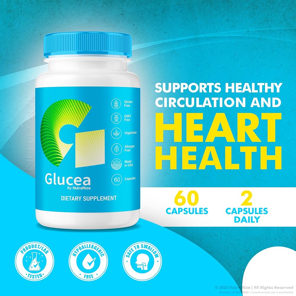 NutraRize Glucea Capsules All-Natural Dietary Supplement - 120 Capsules - image 3