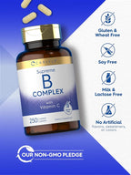 Carlyle B-Complex with Vitamin C & Folic Acid - 250 Caplets - image 5