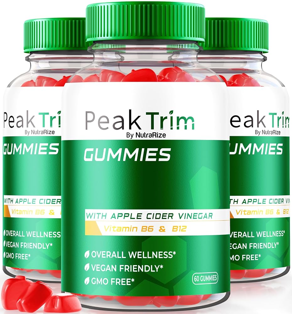 NutraRize Peak Trim Keto ACV Gummies - 180 Gummies