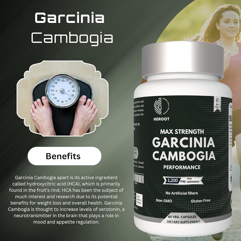 Heroot Garcinia Cambogia 500mg - 60 Capsules - image 5