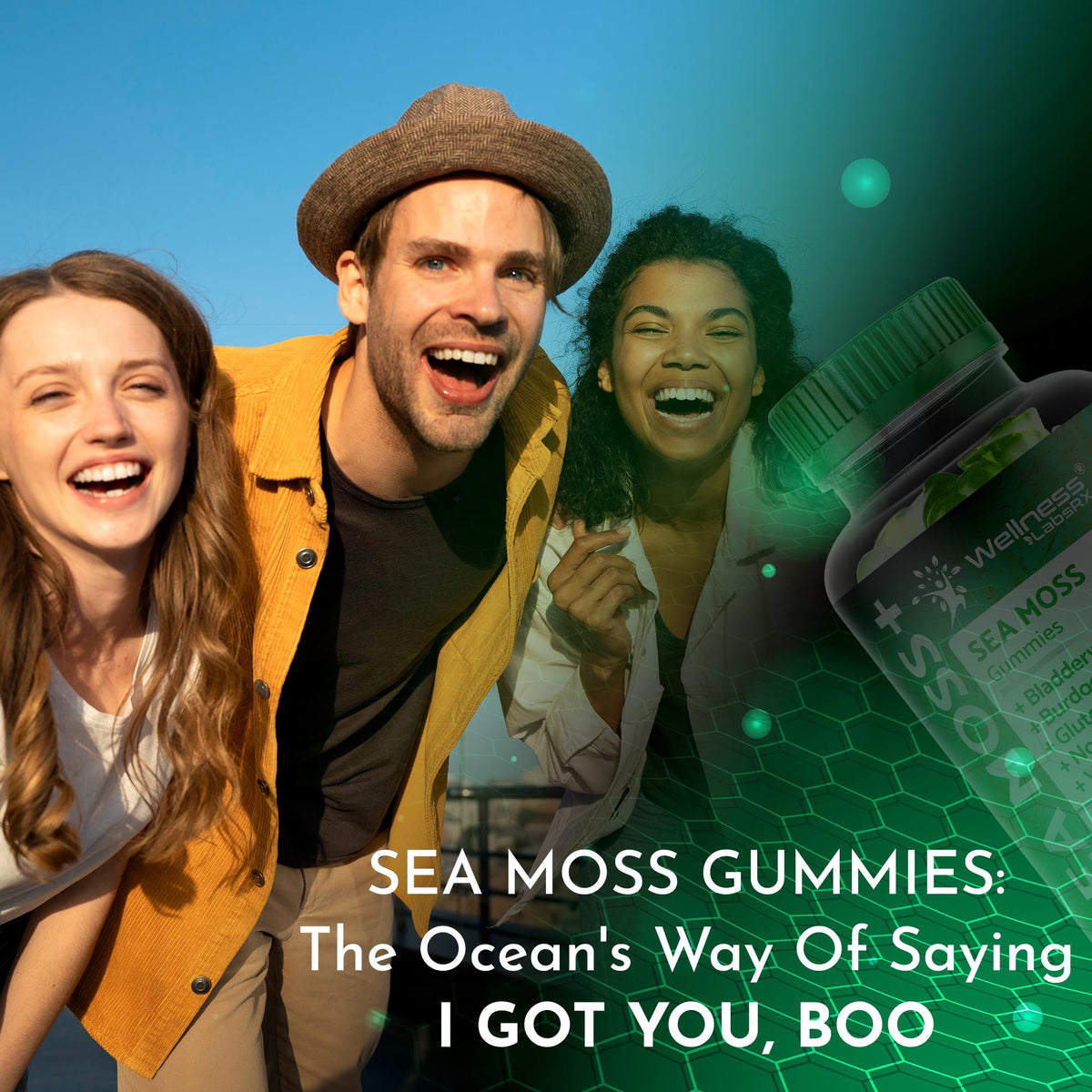 WELLNESS LABSRX Irish Sea Moss Gummies 3200mg - 90 Count - image 8