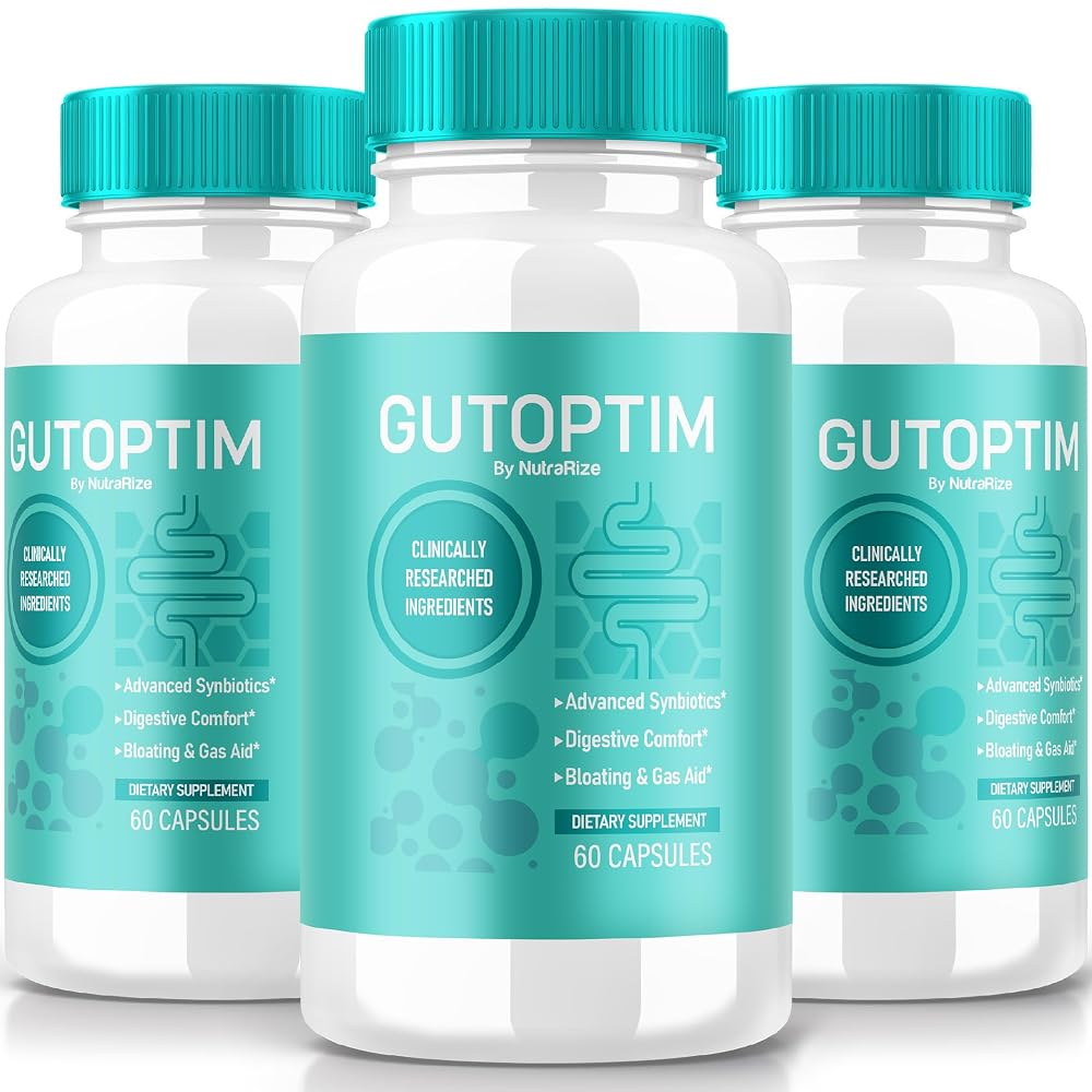 NutraRize GutOptim Advanced Formula Capsules for Gut Health - 180 Capsules
