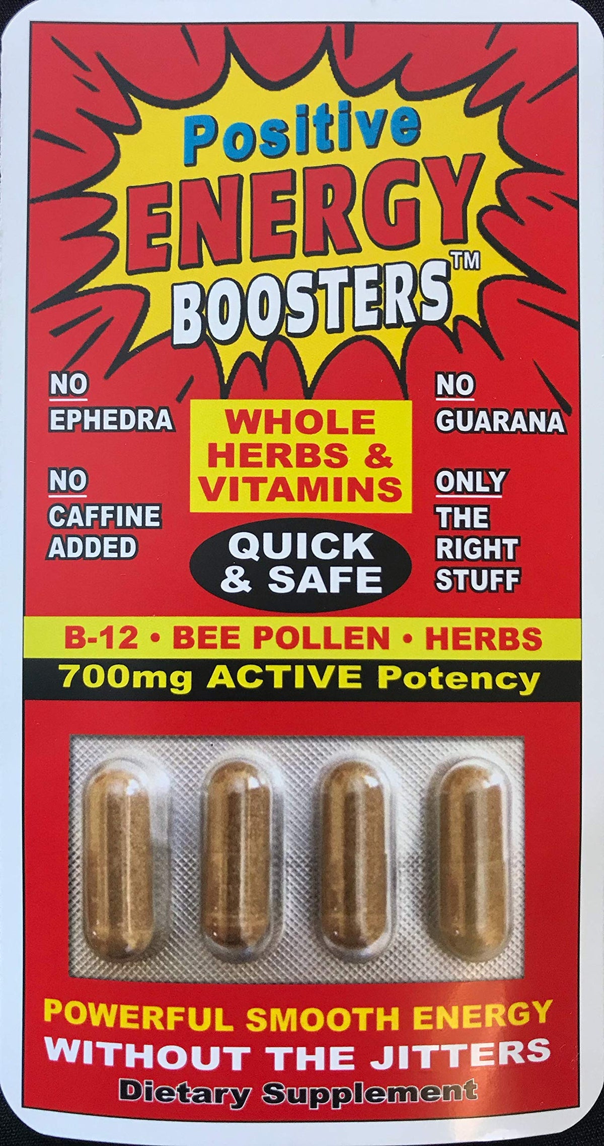 Positive Power Energy Booster - 60 Capsules