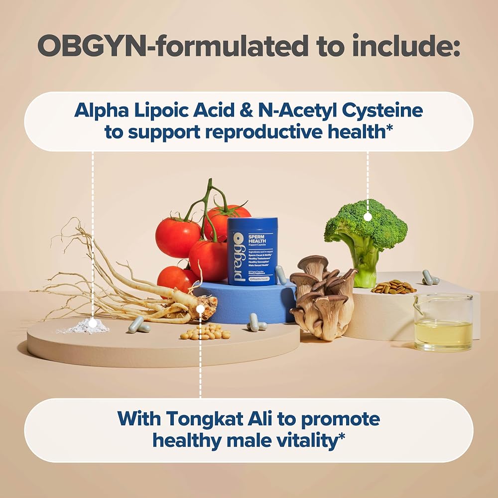 O Positiv PREGGO Sperm Health Support Capsules - 60 Count - image 3