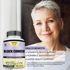 Happi Mi Nutrition Black Cohosh 1300 mg - 90 Vegan Capsules - image 4