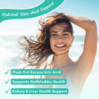 NutriONN Uric Acid Flush Herbal Supplement - 90 Capsules - image 2