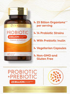Carlyle Probiotic with Prebiotics & Postbiotics 25 Billion CFU - 60 Capsules - image 4