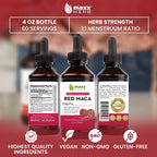 Maxx Herb Red Maca Root Liquid Extract for Stamina & Focus - 4 Fl Oz - image 5