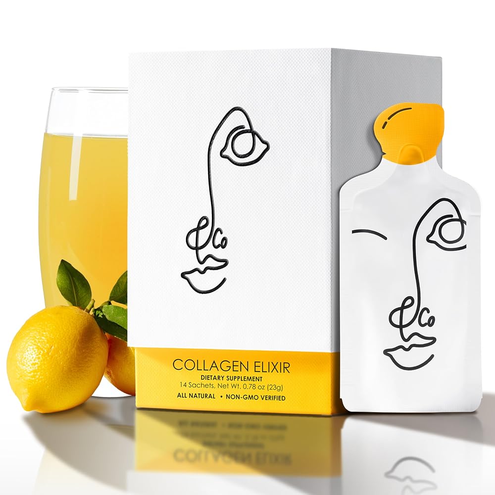 LEMON & CO. Liquid Collagen for Women with Marine Peptides - 14 Packets