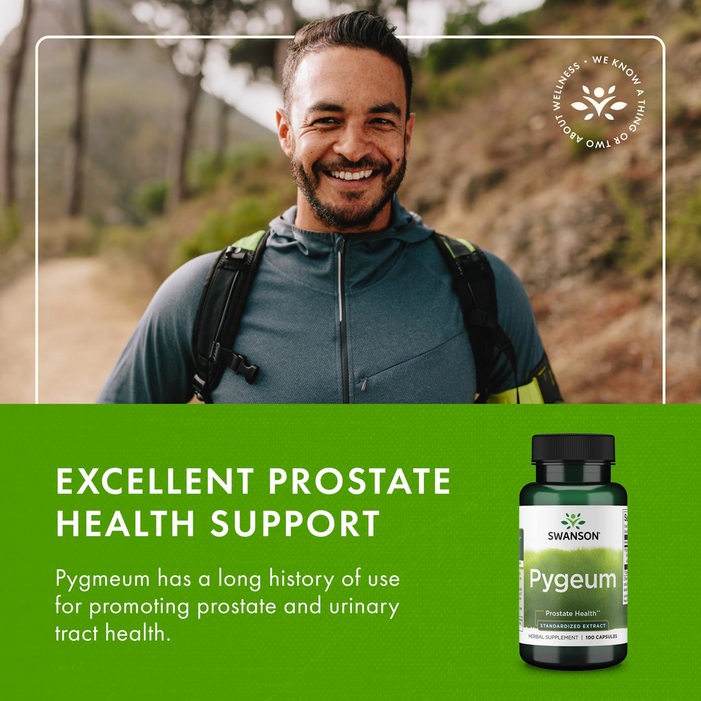 Swanson Pygeum Prostate Health Supplements for Men - 100 Capsules - image 5