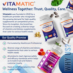 Vitamatic Lactoferrin 500 mg - 60 Vegetarian Capsules - image 6