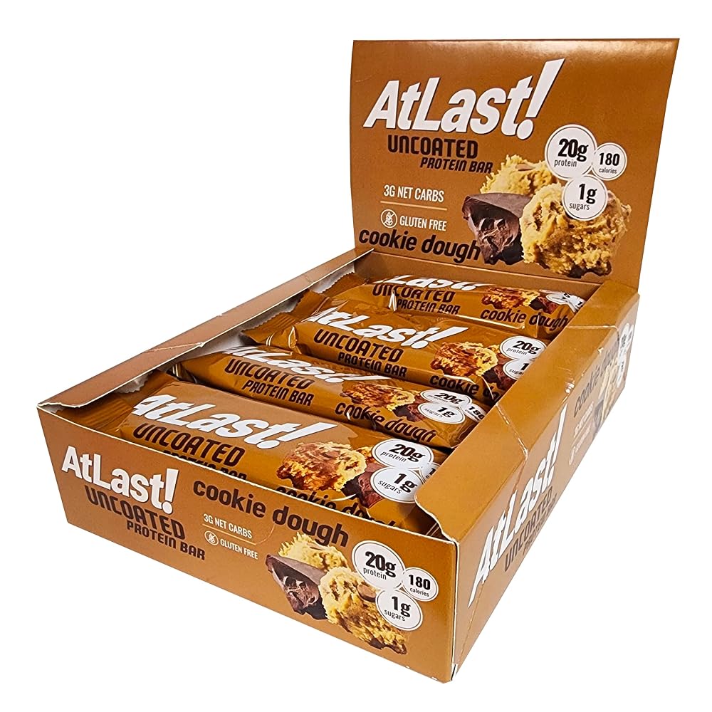 At Last! Cookie Dough Protein Bars 20g Protein - 12 Count - image 3