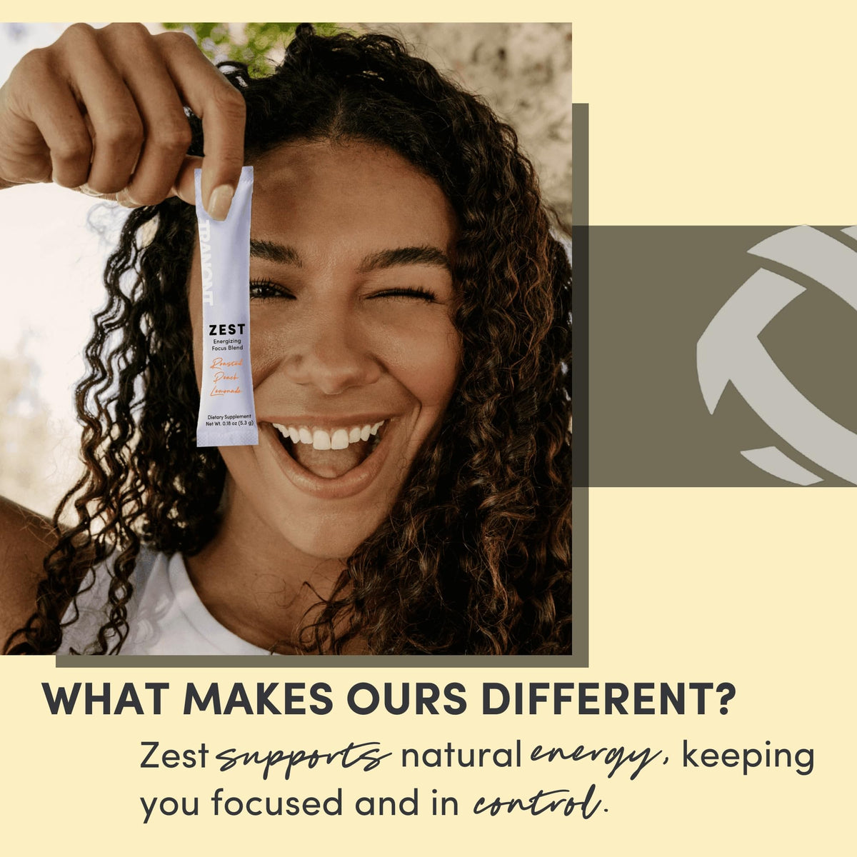 Tranont Zest Energizing Focus Blend Roasted Peach Lemonade - 15 Sticks - image 3