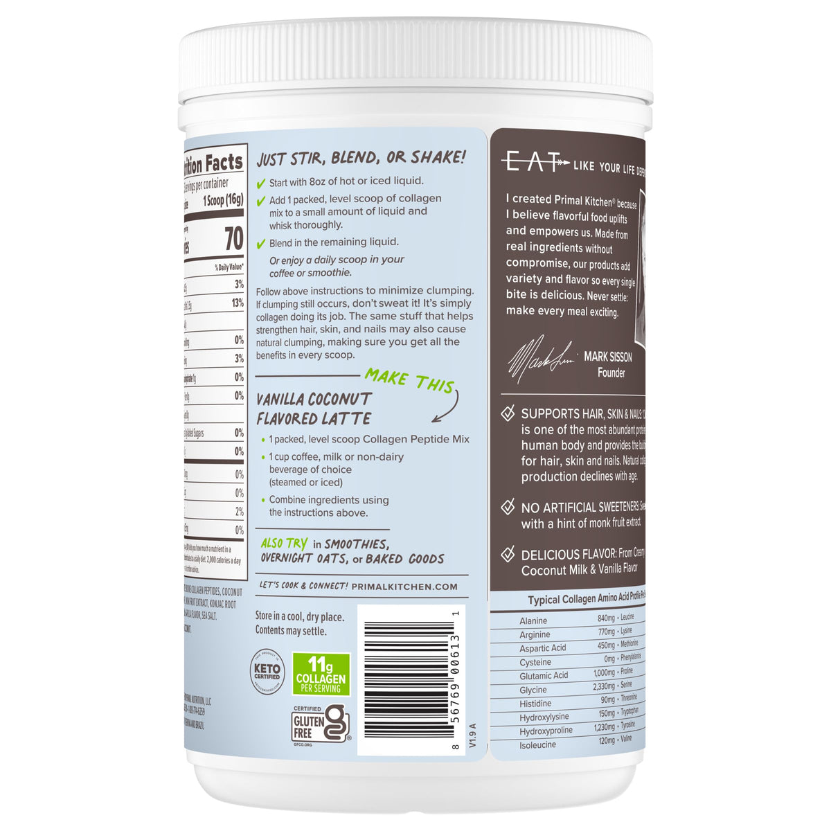 Primal Kitchen Collagen Fuel