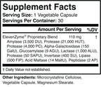 ElevenZyme Natural Digestive Enzyme Supplement - 30 Vegetarian Capsules - image 3