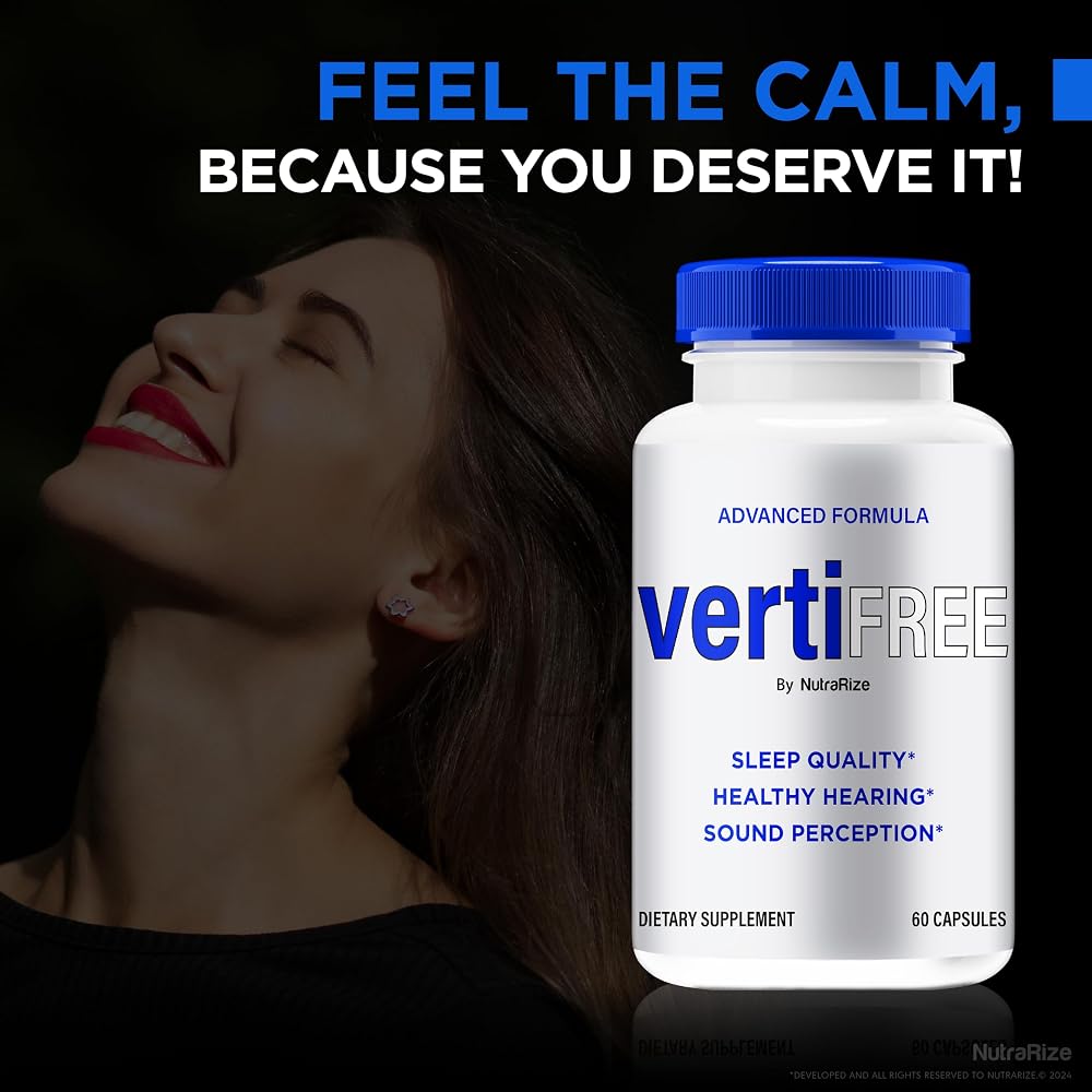 NutraRize VertiFree Capsules Hearing Support Formula - 180 Capsules - image 4