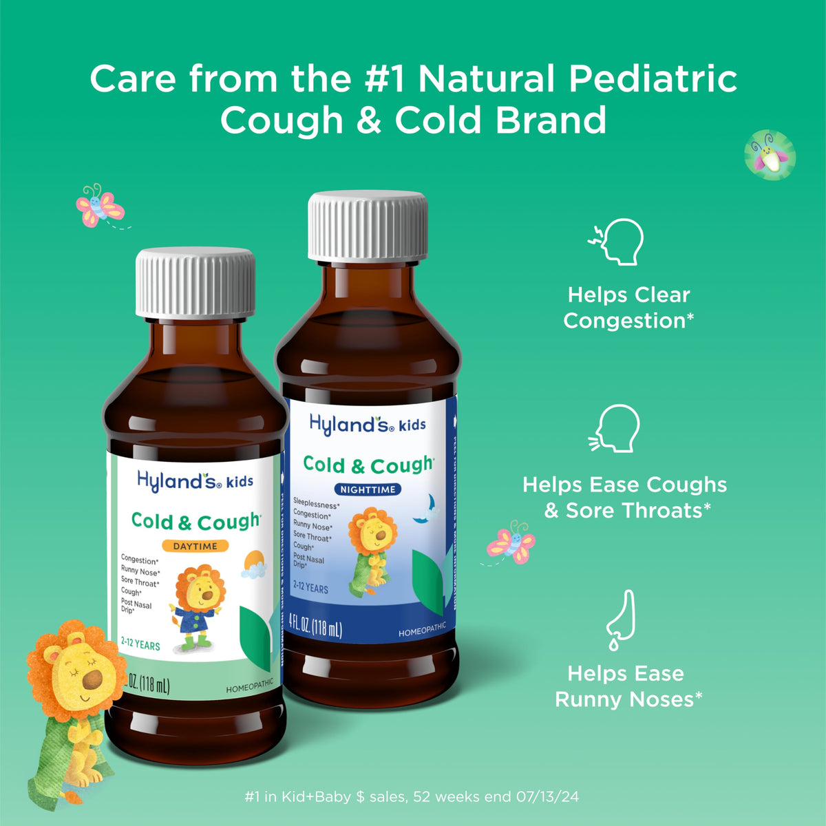 Hyland's Kids Cold and Cough Day & Night Combo - 8 Fl Oz - image 2