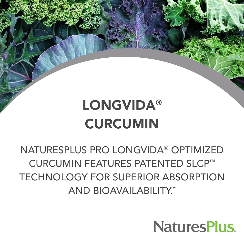 NaturesPlus PRO Longvida Curcumin Antioxidant - 60 Lozenges - image 2