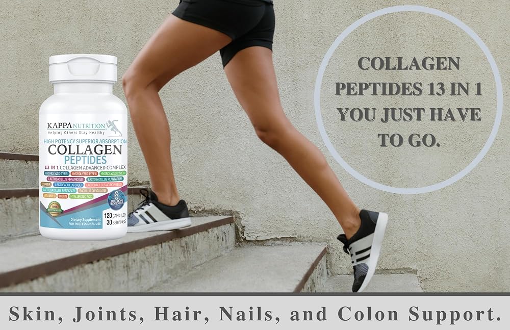 KAPPA NUTRITION Collagen Type I, II, III with Probiotics - 120 Capsules - image 6