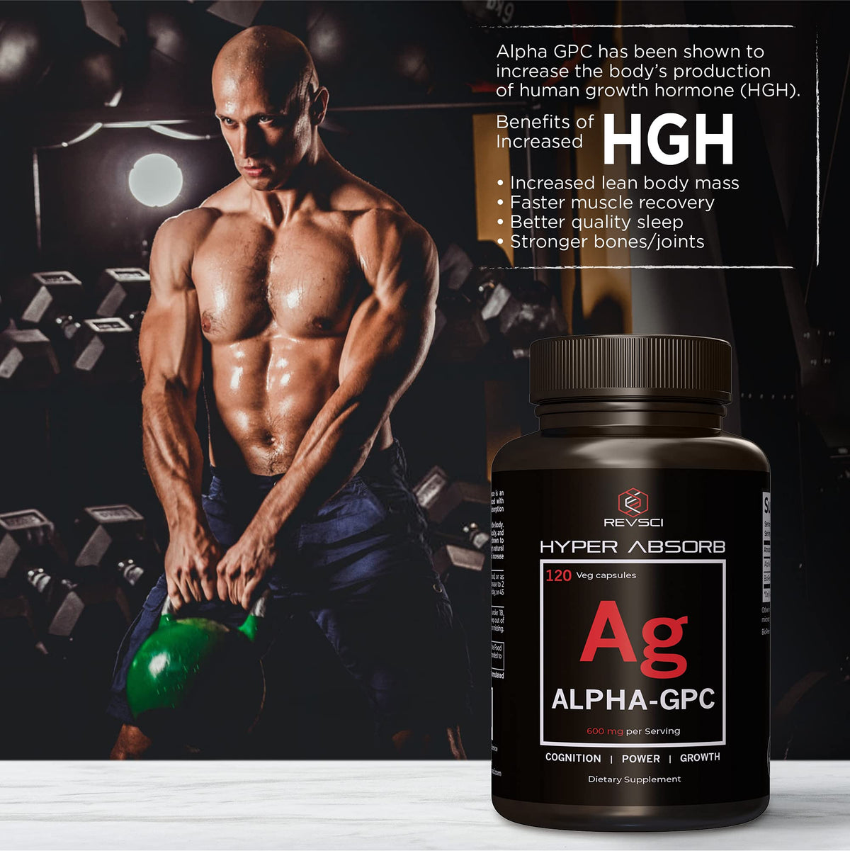 Revolution Science HGH Supplements for Men & Women - Regains Natural