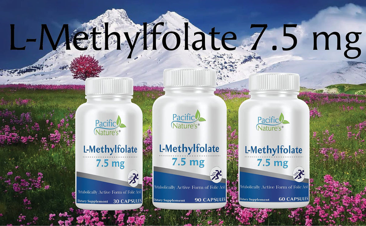Pacific Nature's L-Methylfolate 7.5 mg