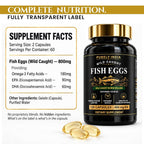 Purelyindia Wild Caught Fish Eggs Omega-3 Supplement - 120 Capsules - image 7