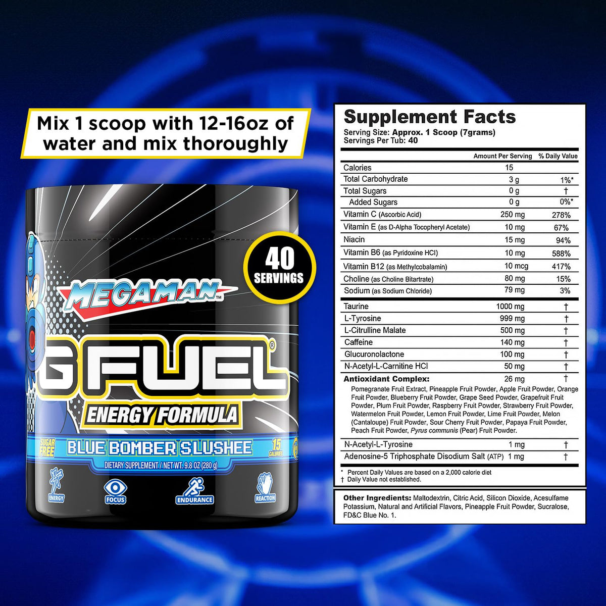 G Fuel Anime Energy Drink Powder