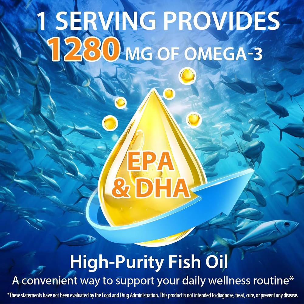 Newseel Fish Oil Omega-3 Softgels with EPA and DHA - 120 Softgels - image 4