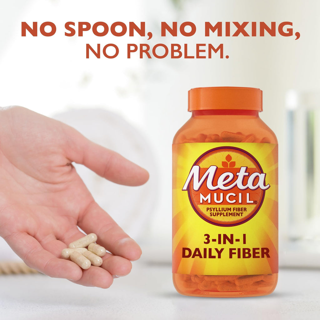Metamucil Multi-Health Fiber Capsules - 100 Capsules - image 4