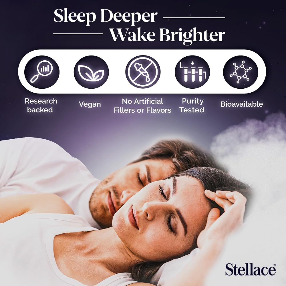 stellace Premium Sleep Supplement Vegan Capsules - 60 Count - image 5