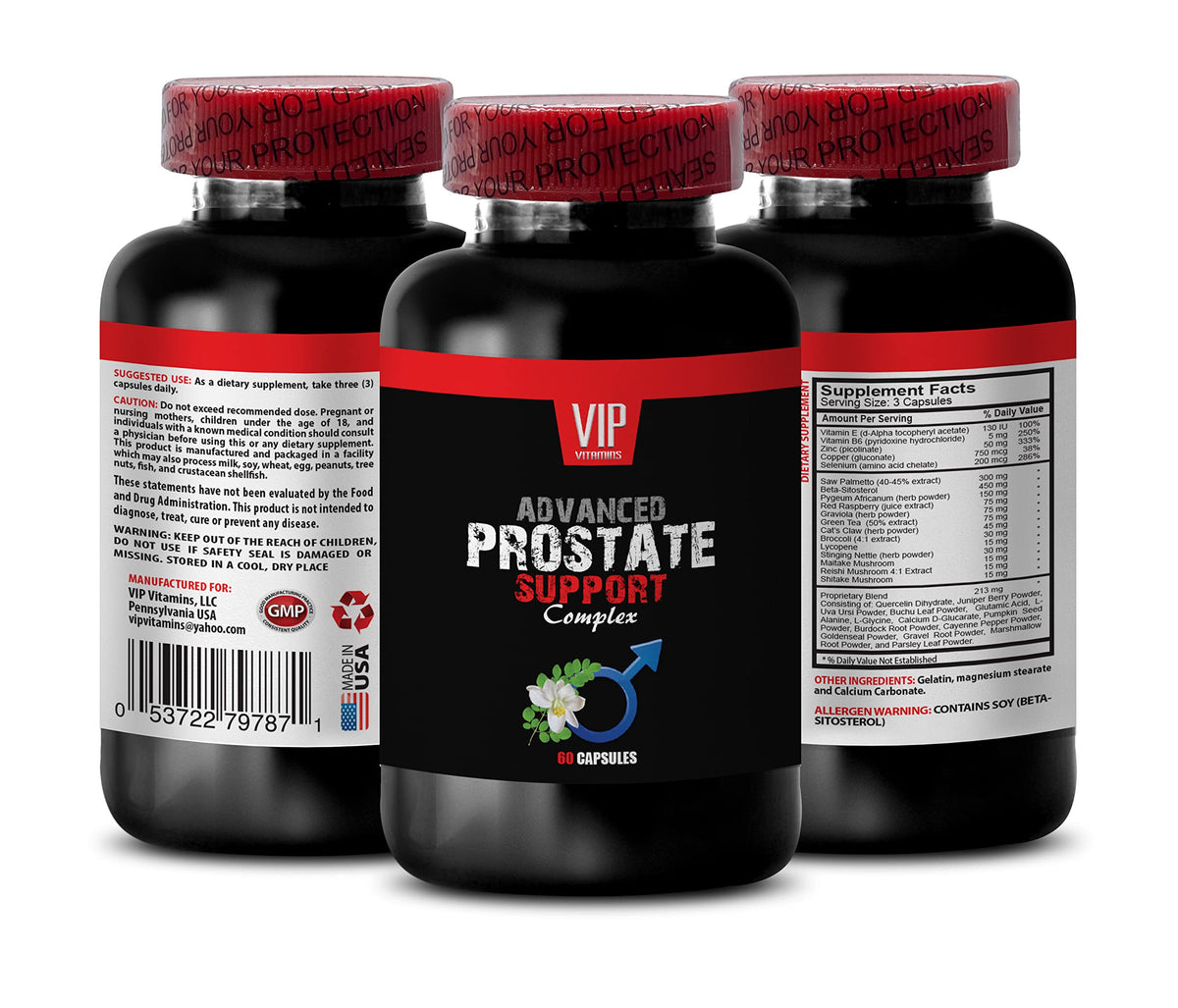 VIP VITAMINS Saw Palmetto Capsule Prostate Support - 60 Capsules