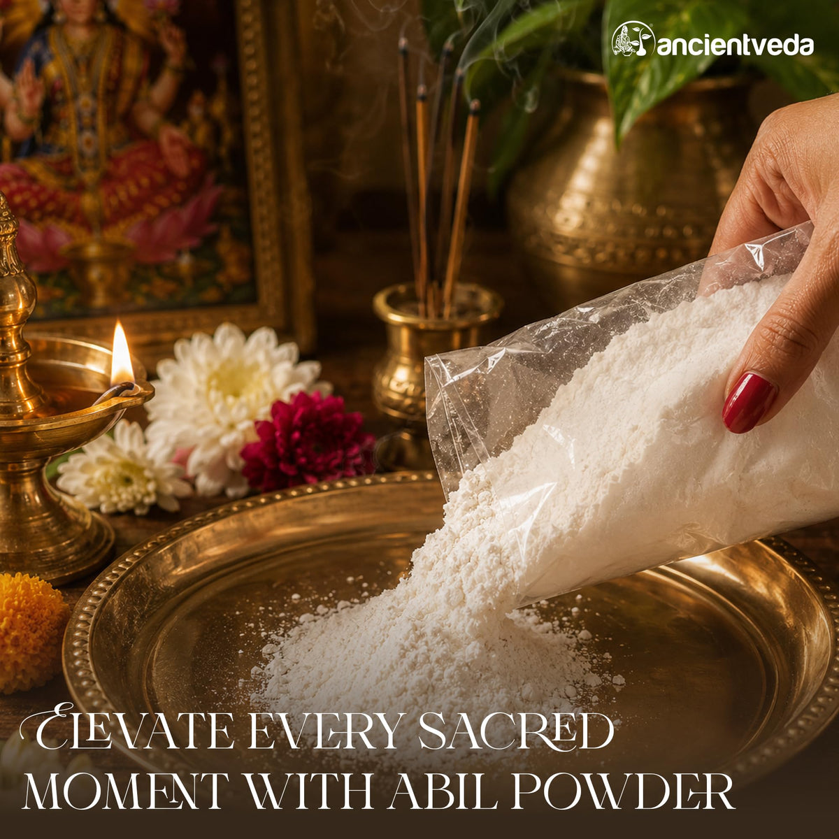Ancientveda Puja Essentials Abil Powder - 3 Ounce - image 6