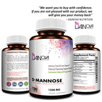 Dainova Nutrition D-Mannose 1350mg with Cranberry - 120 Capsules - image 6