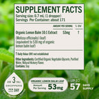 HERBAMAMA Organic Lemon Balm Tincture for Relaxation - 4 oz - image 4