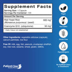 Patient One Red Yeast Rice & CoQ10 - 120 Capsules - image 2