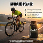 NutraBio PeakO2 Workout Supplement Mushroom Blend - 180 Capsules - image 3