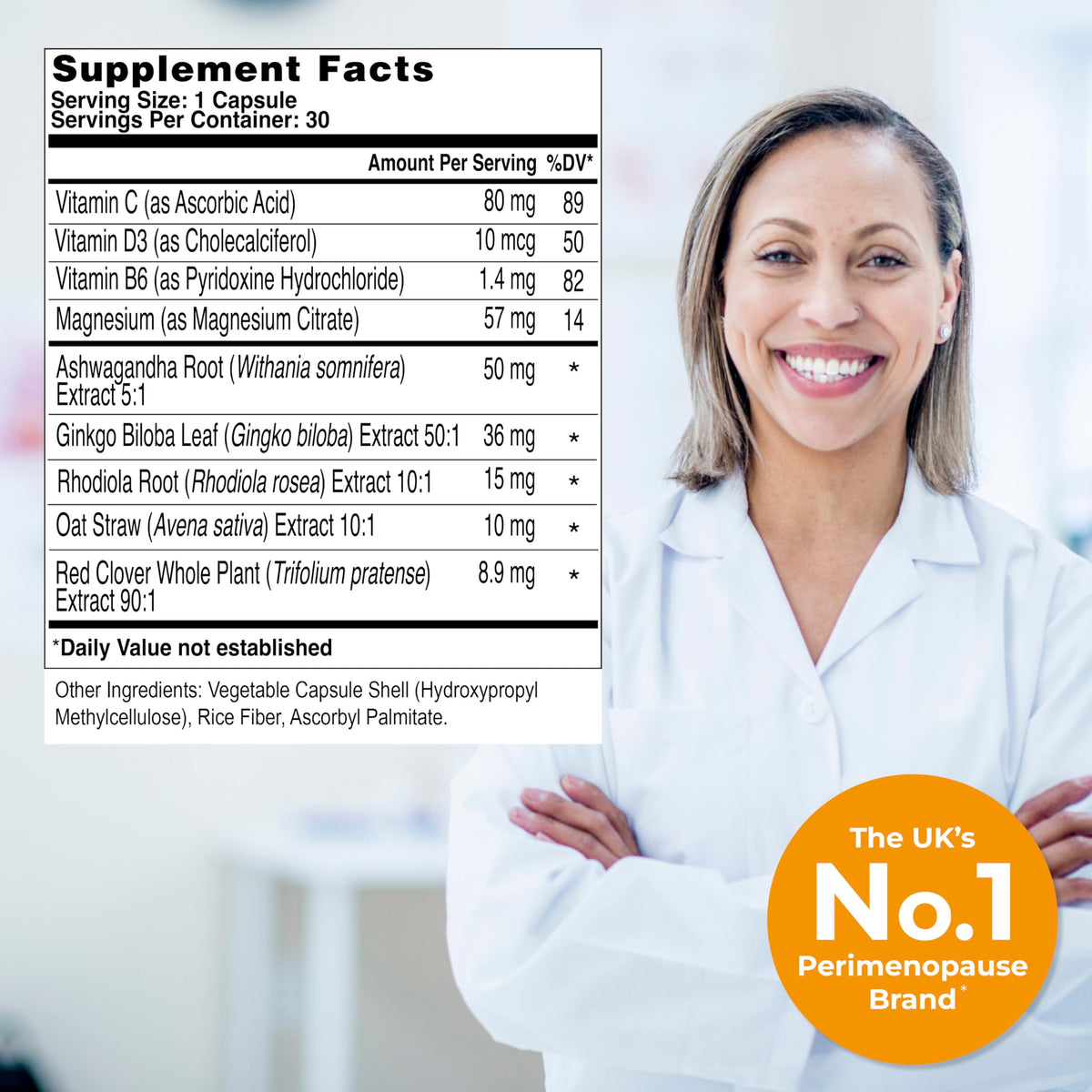 Health and Her Mind+ Perimenopause Dietary Supplement - 30 Capsules - image 3