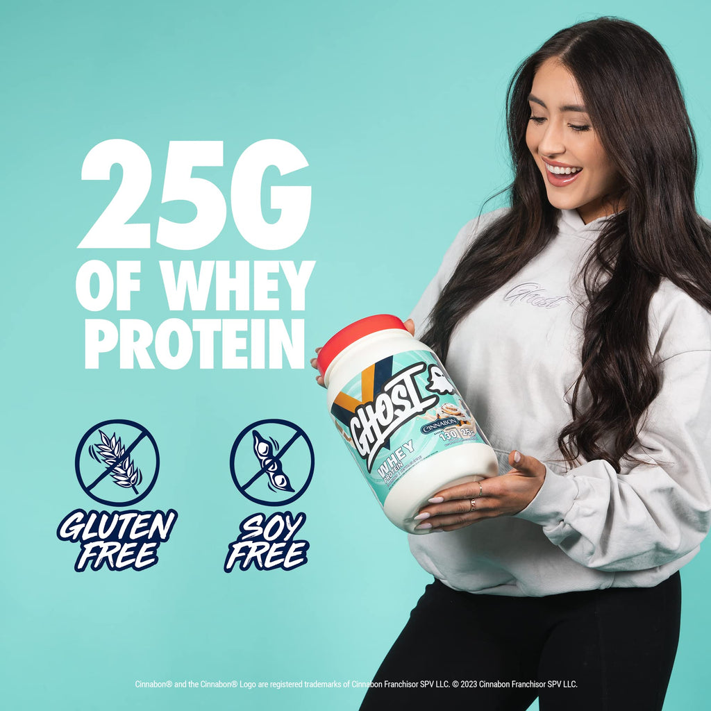 GHOST Whey Protein Powder Cinnabon - 2 lb - image 3