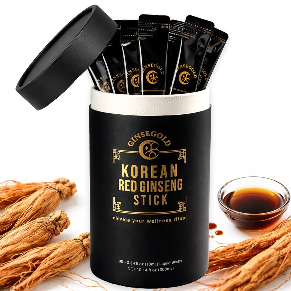 GINSEGOLD Korean Red Ginseng Extract 1,500mg - 30 Sticks