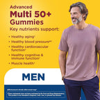 Nature Made Advanced Multivitamin Gummies 50+ for Men - 84 Count - image 2