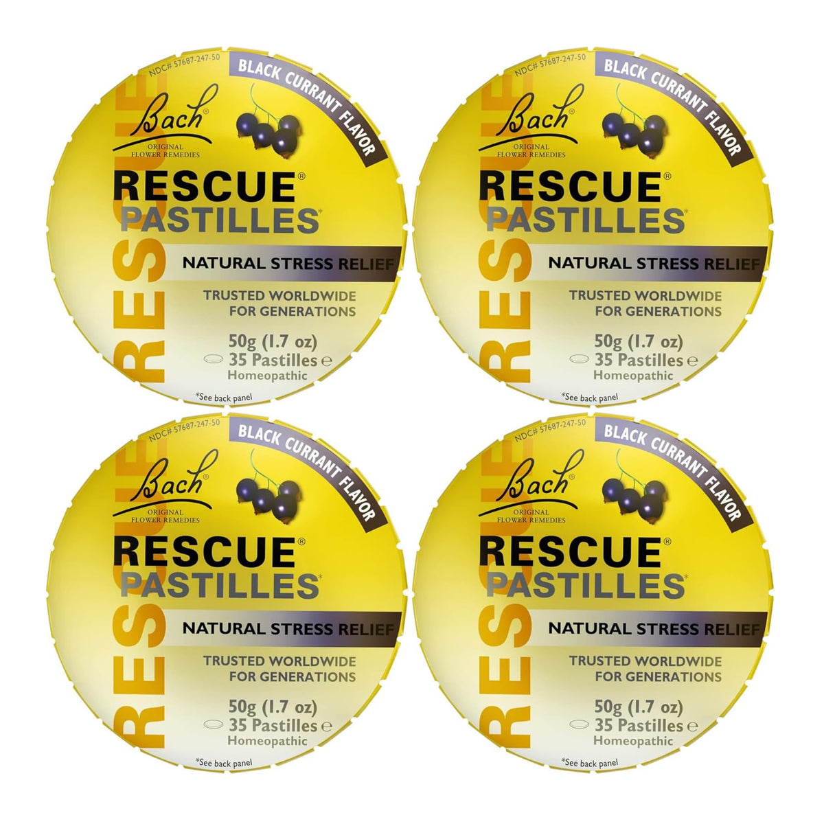 Bach Flower Essences Rescue Remedy Pastilles