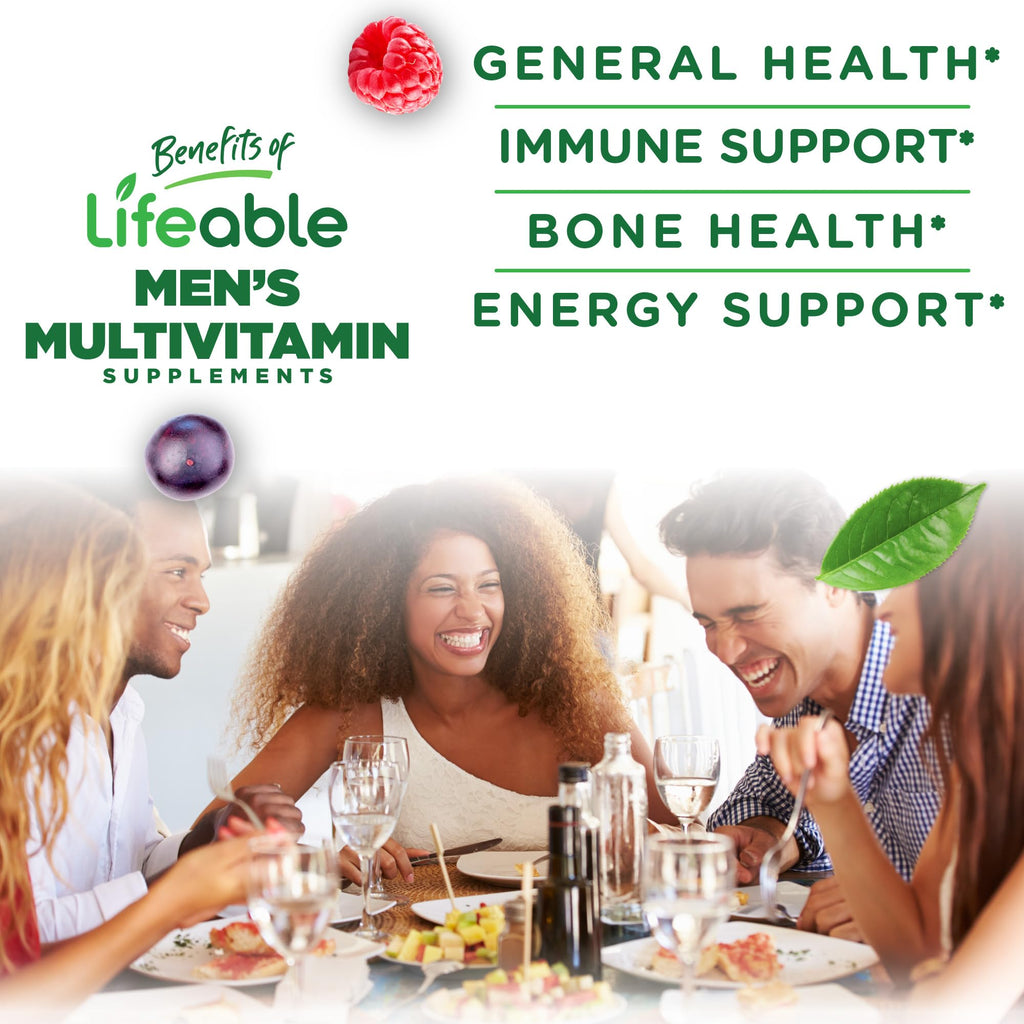 Lifeable Men's Multivitamin Gummies with 13 Nutrients - 90 Count - image 3