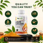 ENP Liquid Turmeric Curcumin with Cavacurmin for Joint Support - 32 Fl Oz - image 8
