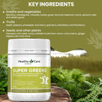 Healthy Care Super Greens Powder - 120g - image 4