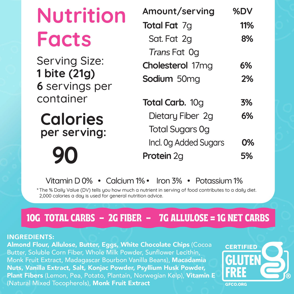 ChipMonk Keto Cookie Bites (Soft n Chewy Sugar Free Cookies