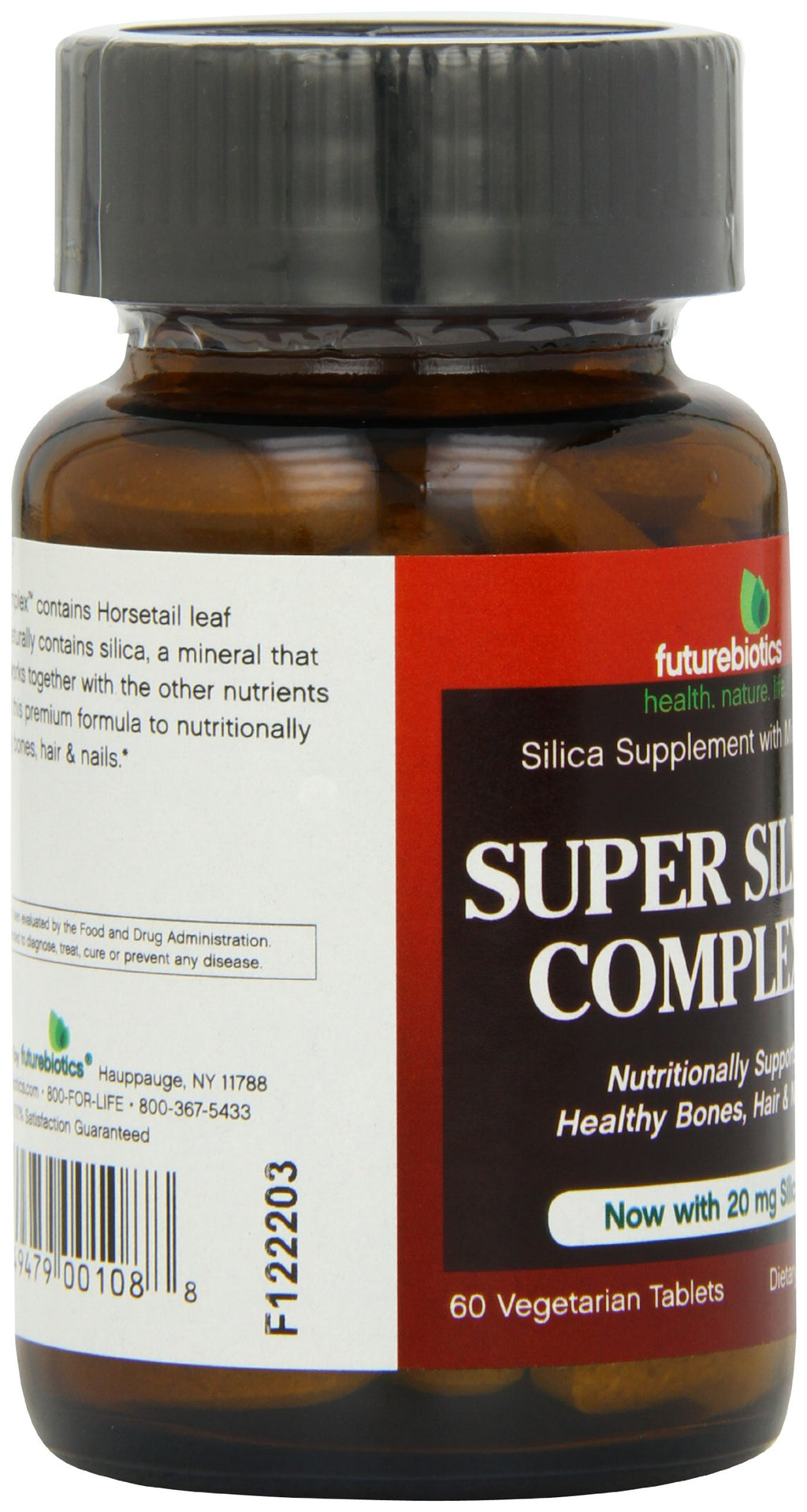 Futurebiotics Super Silica Complex Vegetarian Tablets - 120 Count - image 7